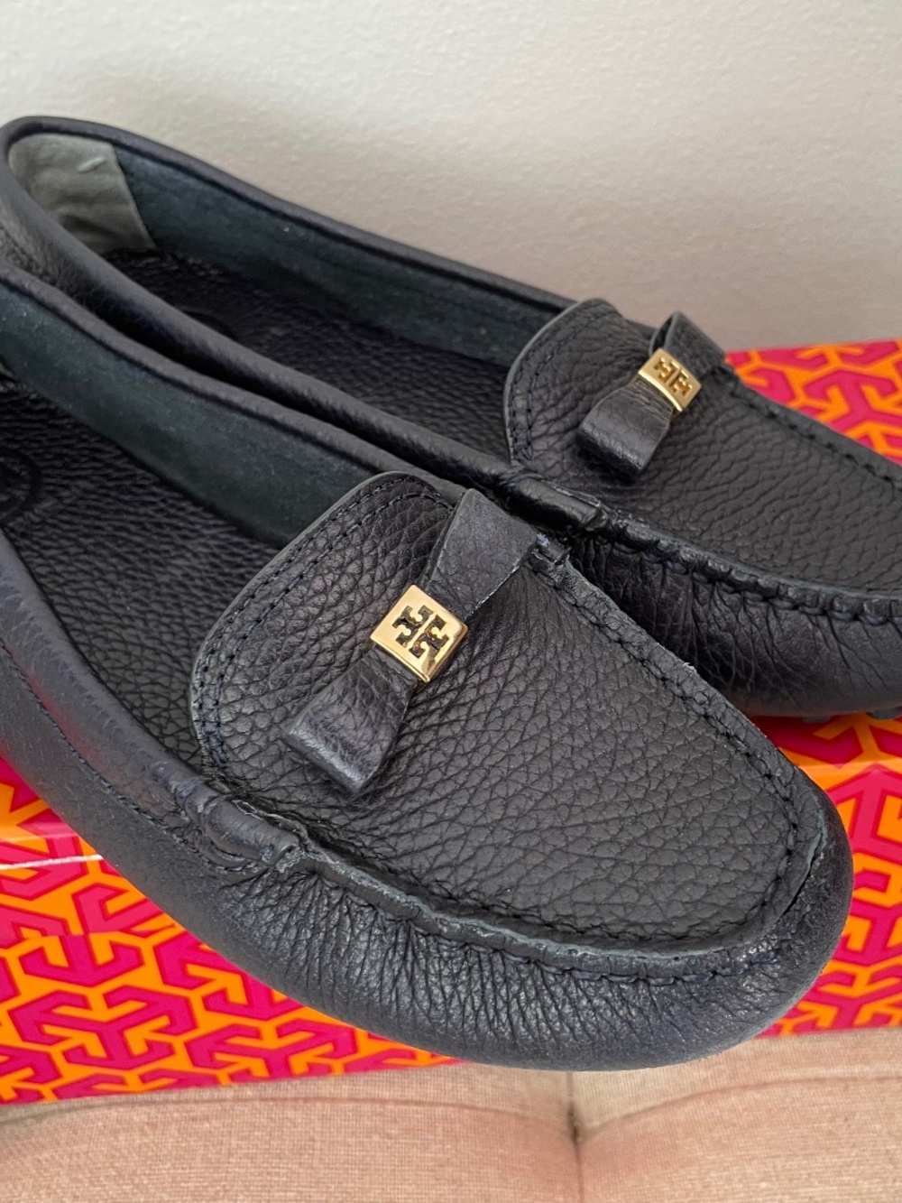 Tory Burch driving loafers-EUC